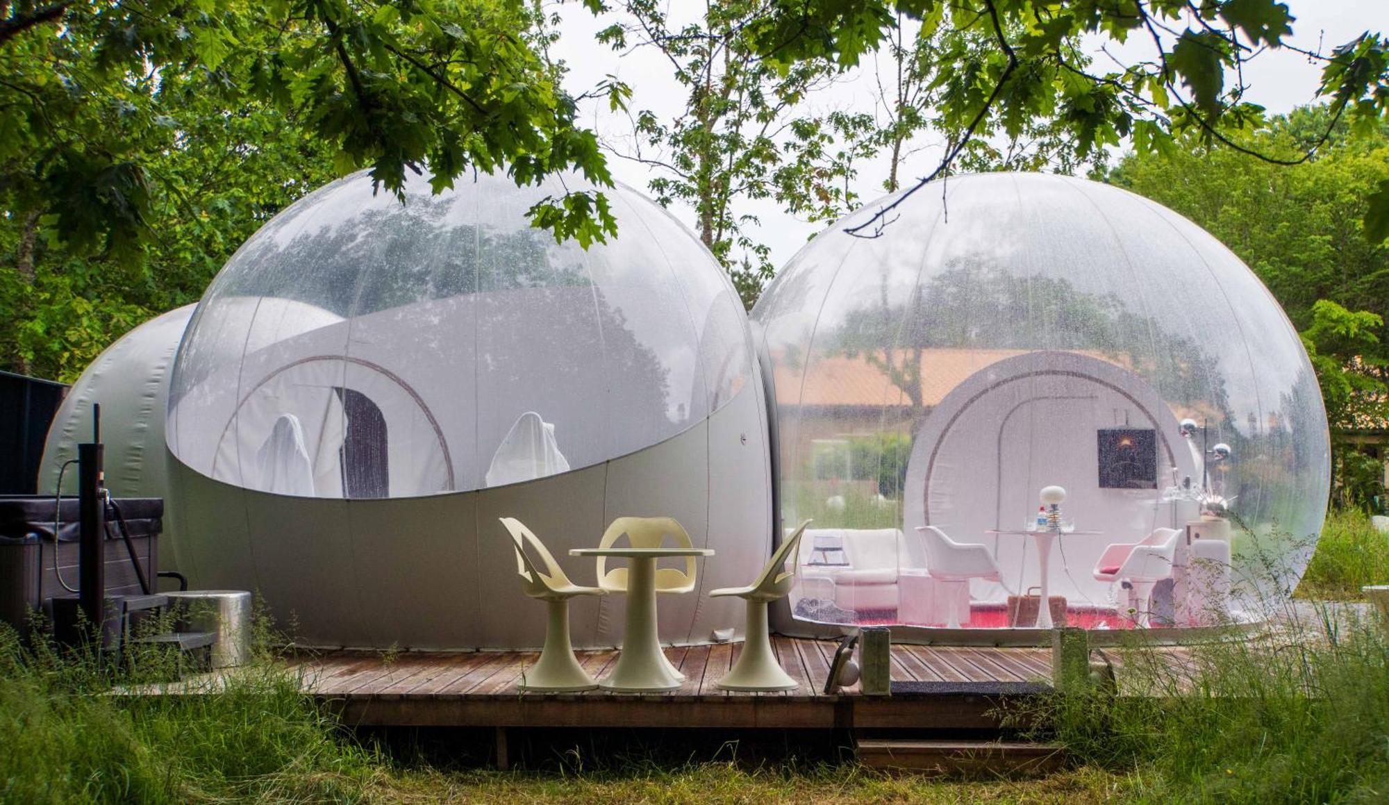 L Ost In Sensations -Hebergements Insolites Et Suites De Luxe Spa Sauna Piscine Foret Marcenais Εξωτερικό φωτογραφία