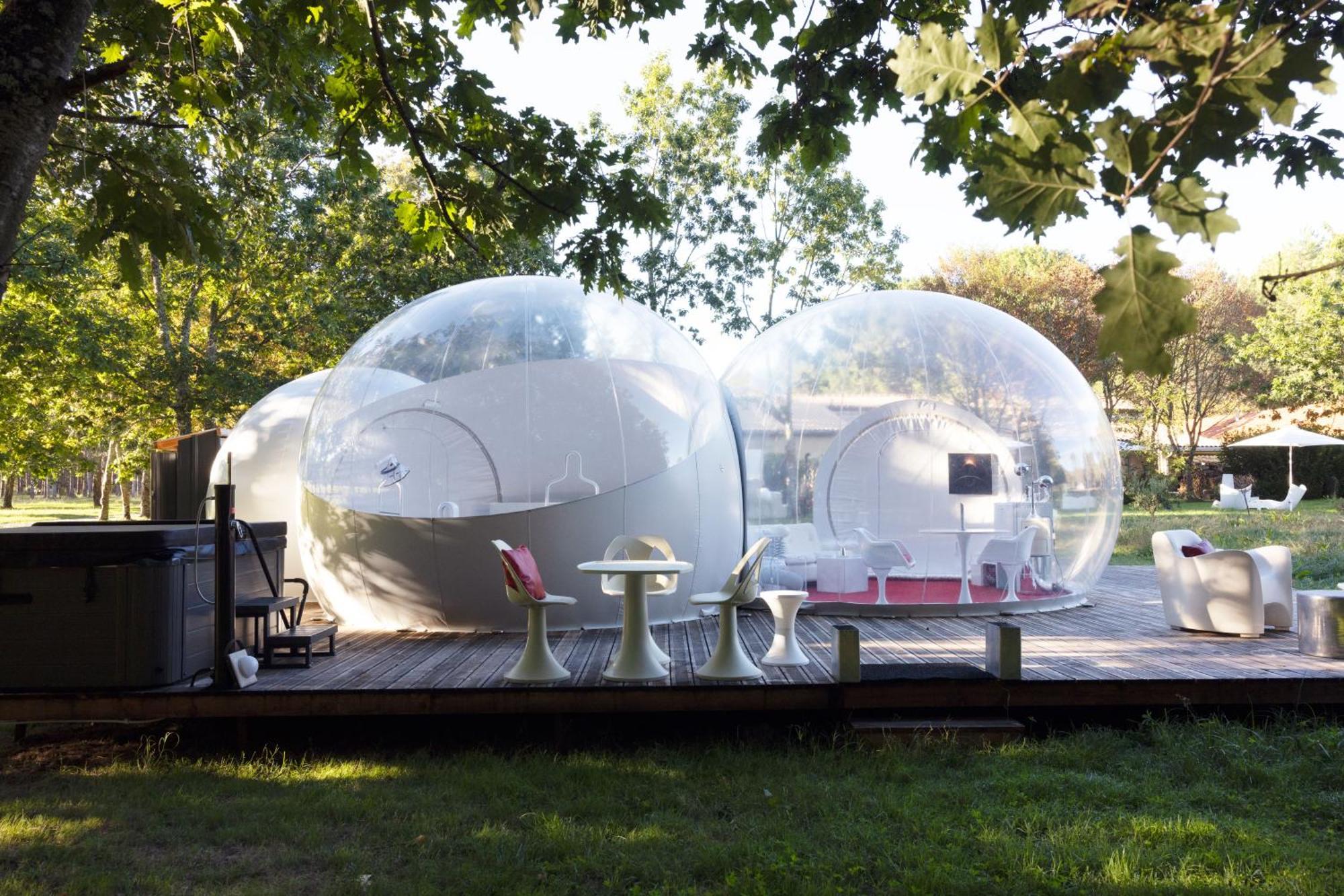 L Ost In Sensations -Hebergements Insolites Et Suites De Luxe Spa Sauna Piscine Foret Marcenais Εξωτερικό φωτογραφία