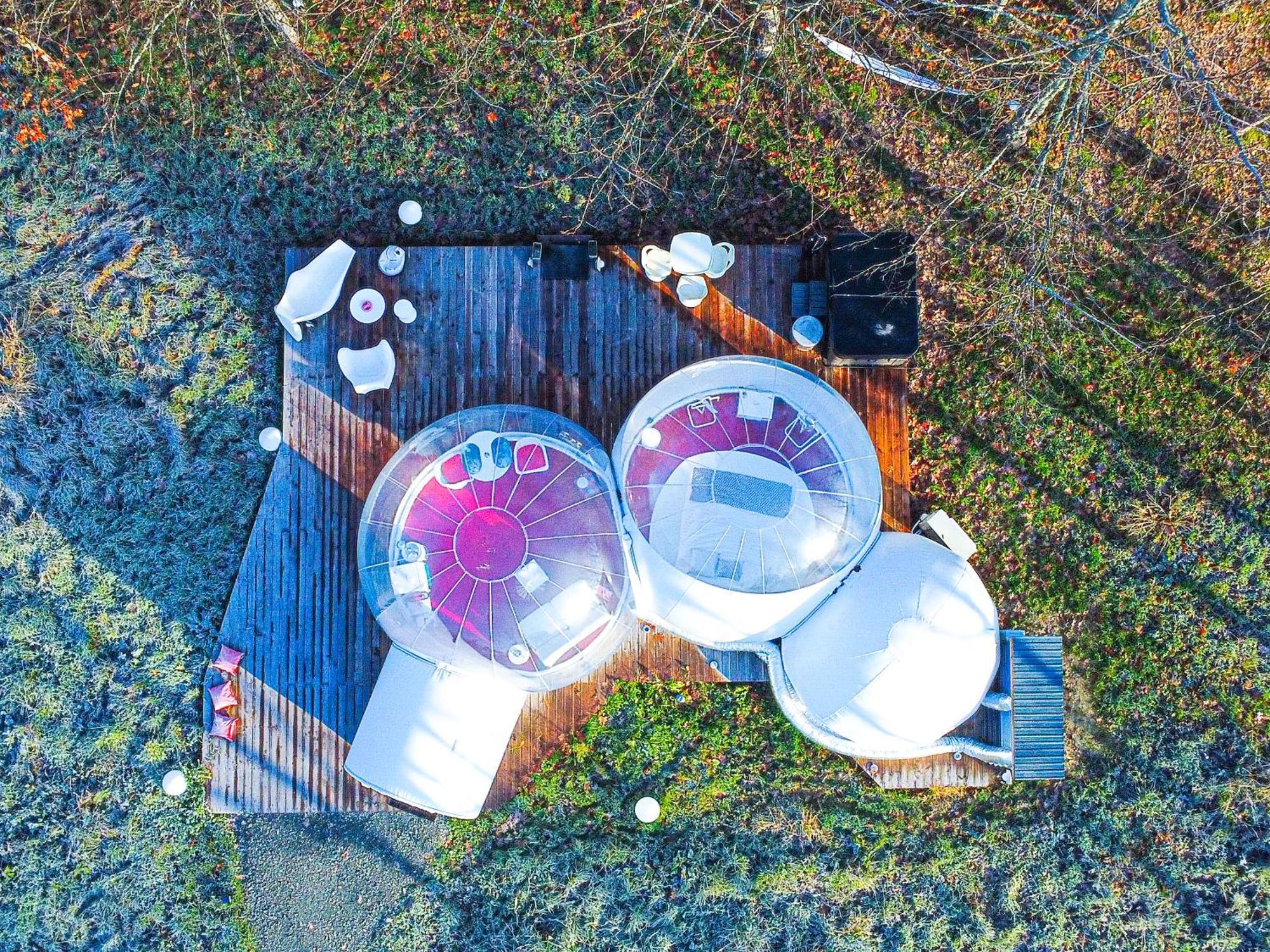 L Ost In Sensations -Hebergements Insolites Et Suites De Luxe Spa Sauna Piscine Foret Marcenais Εξωτερικό φωτογραφία