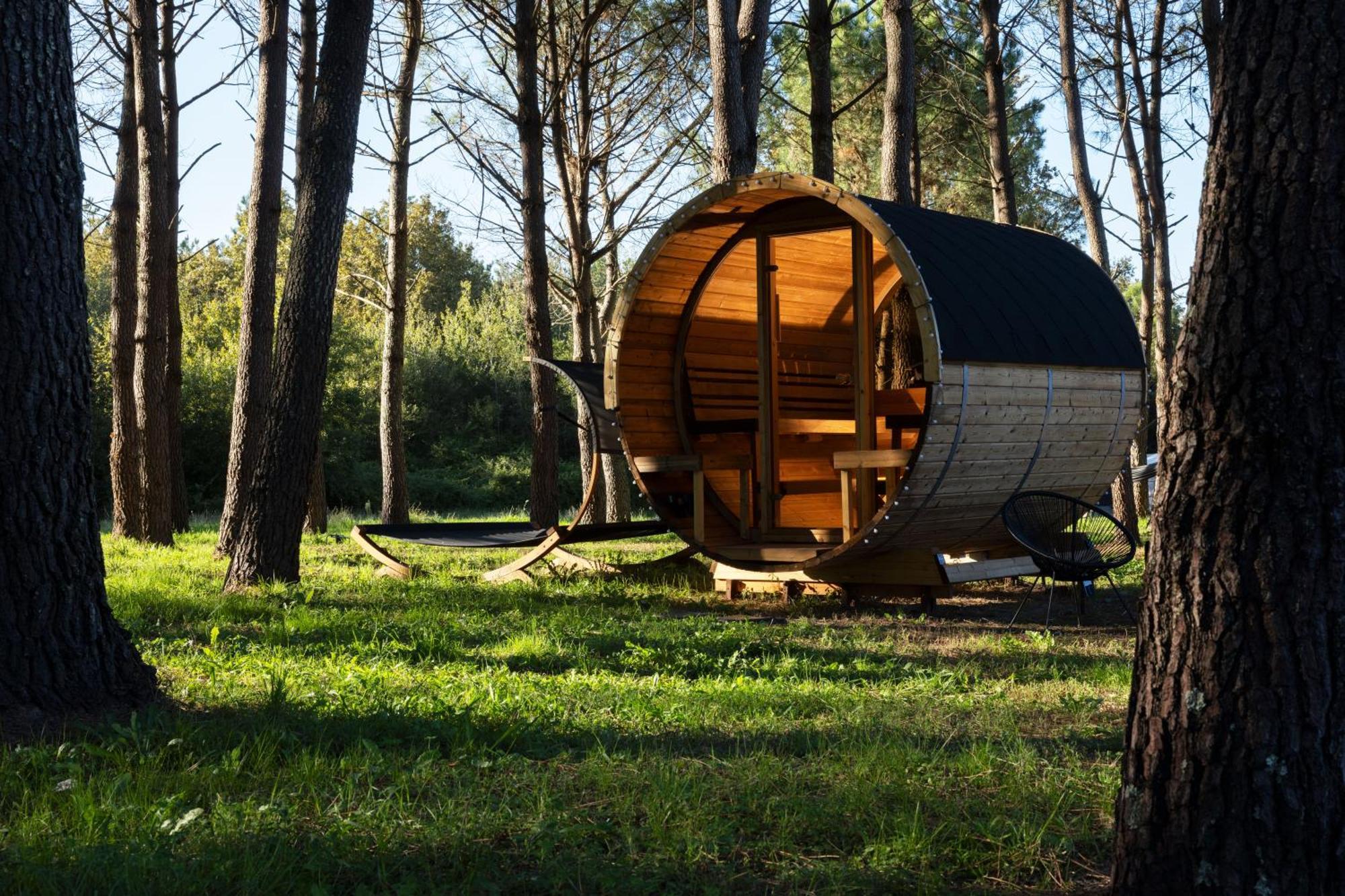L Ost In Sensations -Hebergements Insolites Et Suites De Luxe Spa Sauna Piscine Foret Marcenais Εξωτερικό φωτογραφία
