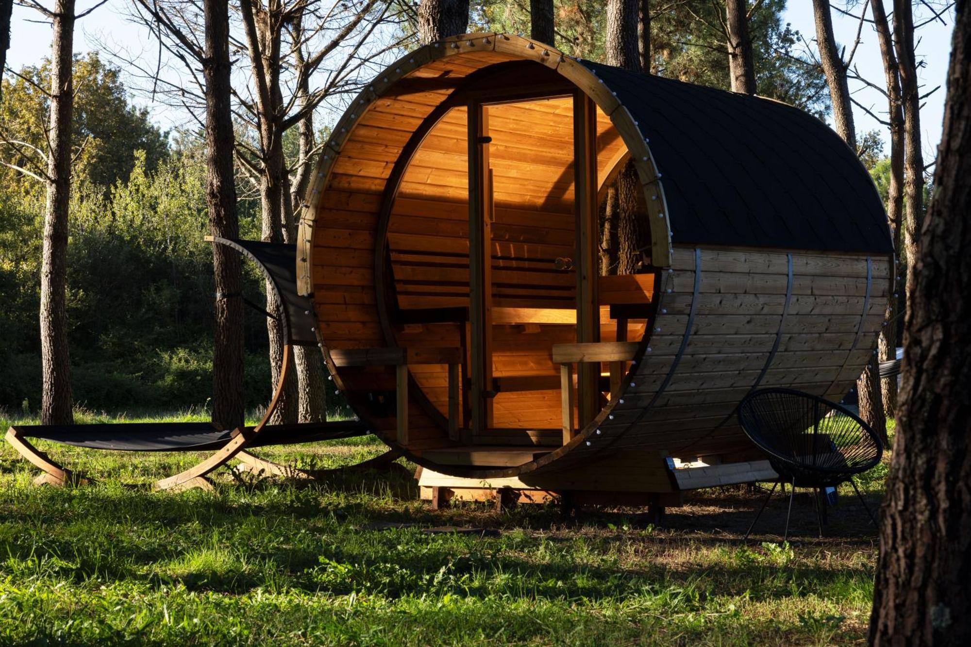 L Ost In Sensations -Hebergements Insolites Et Suites De Luxe Spa Sauna Piscine Foret Marcenais Εξωτερικό φωτογραφία